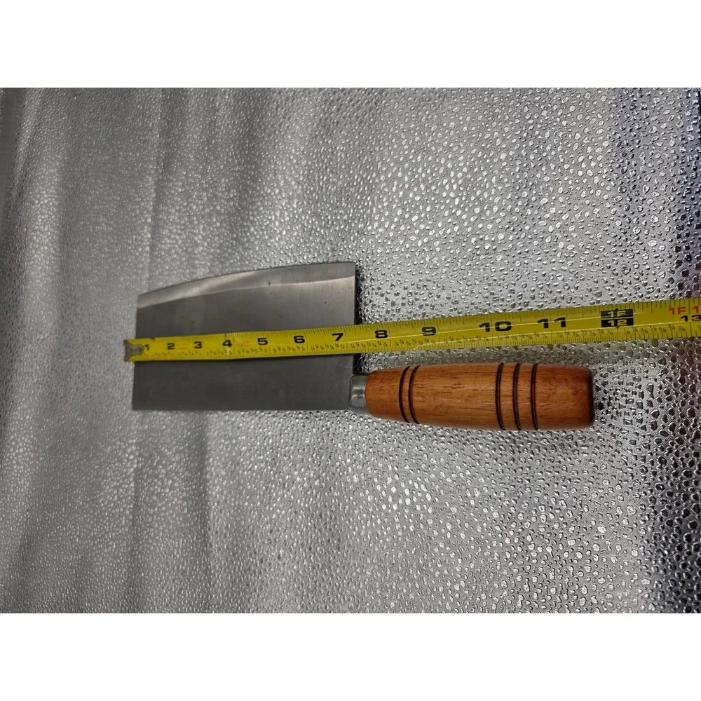 JR 20504 Stainless Steel Meat‎ Cleaver Butcher Knife Wooden Handle 12 Inch O2